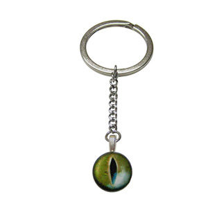 Reptile Eye Design Keychain